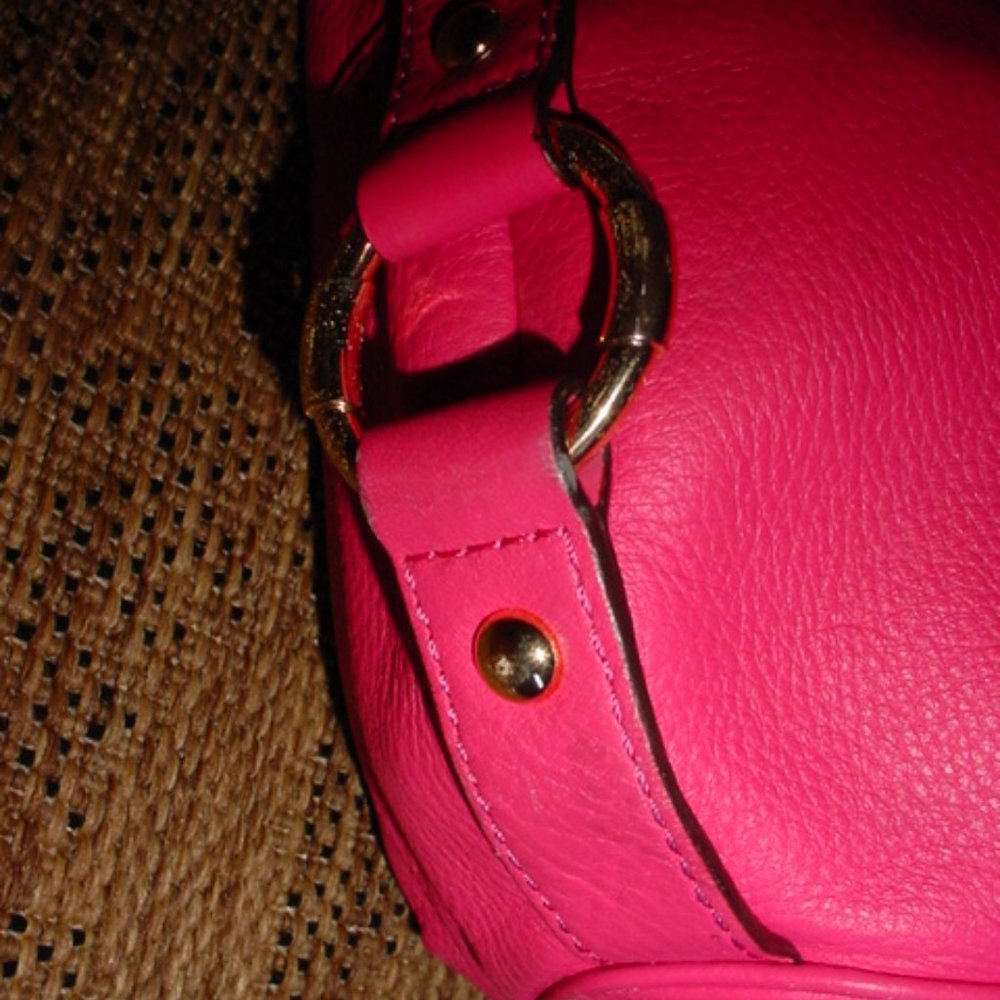 MICHEAL KORS Pink & Gold Hobo Shoulder Bag - Picture 8 of 12